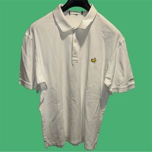 Augusta National The Master’s Officially Licensed Vintage Golf Polo - White